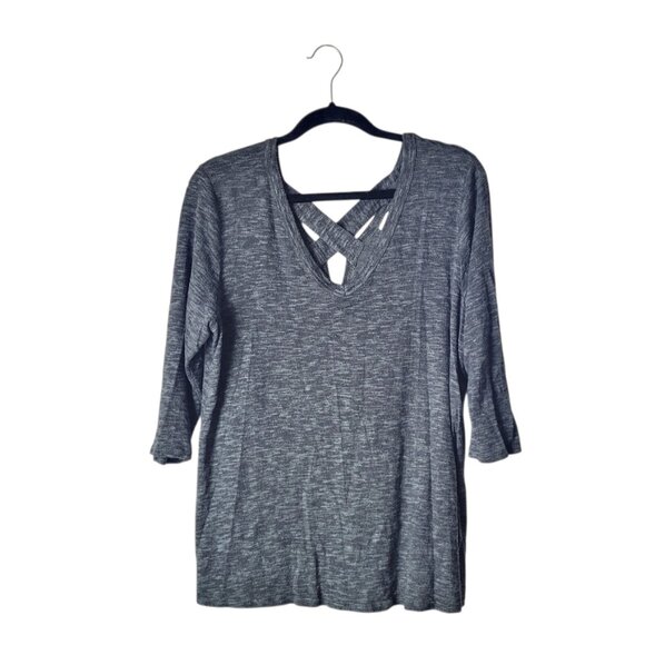 Kaileigh Tops - Kaleigh V-Neck Strappy Back Blouse